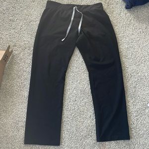 Figs Livingston Basic Technical Collection Scrub Pants Size Medium Black